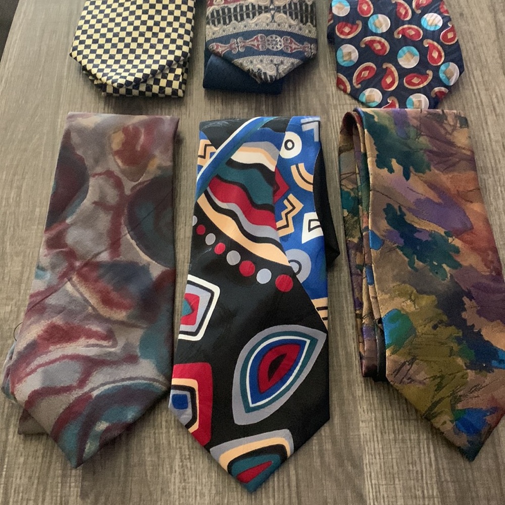 Designer Ties 6-Givenchy,Structure,Liebert,Bill Blass,Rhynecliffe,Ketch class